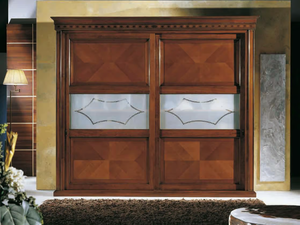 CASANOVA - Wooden wardrobe with sliding doors _ Arvestyle