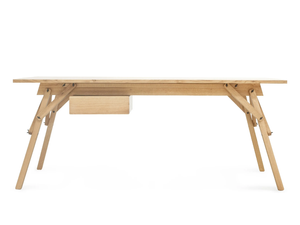 ATELIER - Oak writing desk with drawers _ Askia