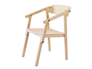 ATELIER - Ash chair with armrests _ Askia