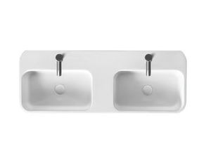 COSA - Double ceramic washbasin _ Axa