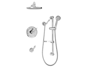 PRO-3000-18 - Thermostatic shower set with overhead shower _ BARIL