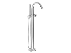 FLORA B47 - 1 hole floor standing bathtub mixer with hand shower _ BARIL