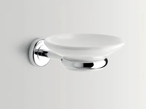 CIRCLE - Wall-mounted ceramic soap dish _ BATH&BATH