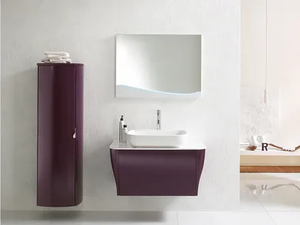 CALYPSO 04 - Wall-mounted vanity unit with mirror _ BMT