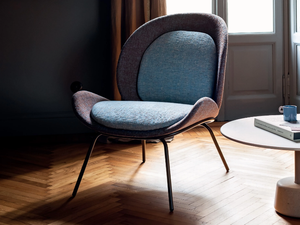 BALTEA - Fabric armchair with armrests _ BROSS