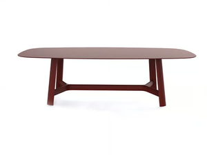 RIVER - Rectangular wooden table _ BROSS