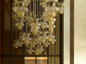 SPINN - Venetian crystal pendant lamp _ Barovier&Toso