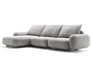 IGGY - Modular fabric sofa with chaise longue _ BertO