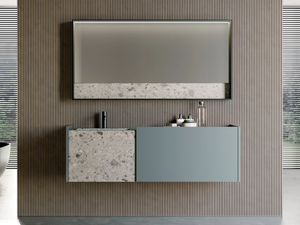 MAJOR COMP. 3 - Single wall-mounted vanity unit with drawers _ Birex