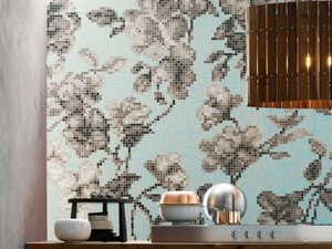 HANAMI AZZURRO - Glass mosaic _ Bisazza