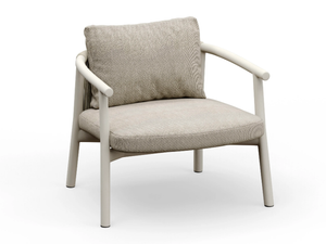 BALM - Garden upholstered easy chair with armrests _ Bivaq