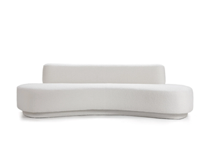 SPLIT - Curved fabric sofa _ Blasco