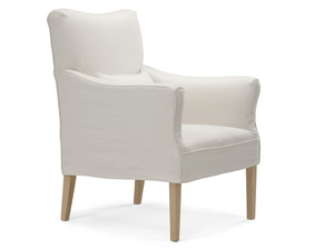 SOFÍA - Linen armchair with armrests _ Blasco