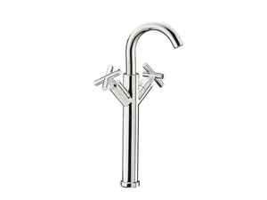 MARINET - High washbasin mixer with individual rosettes _ Blubbain