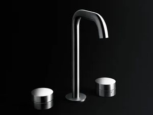 ECLIPSE - 3 hole stainless steel washbasin mixer _ Boffi