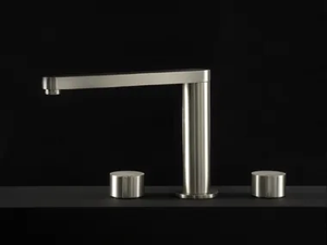 W1 - Stainless steel washbasin tap _ Boffi