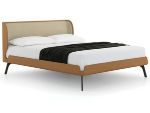 GABRI - Tanned leather double bed _ Bolzan