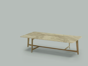 BSERIES - Rectangular marble coffee table _ Borzalino