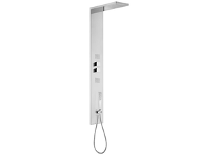 Manhattan - Panel 3 - Wall-mounted thermostatic shower panel with hand shower _ Bossini