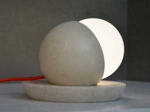 LUNA - LED adjustable stone table lamp _ Brillamenti