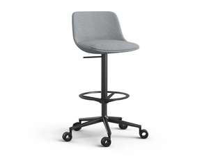 CRONA UP - Height-adjustable Swivel office stool with 5-Spoke base _ Brunner