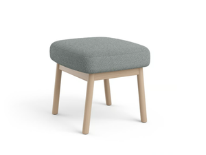 FEEL - Upholstered wooden ottoman _ Brunner