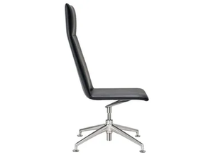 FINASOFT - Leather executive chair with 4-spoke base _ Brunner