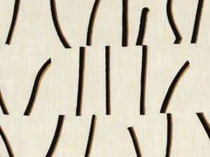 BEJUCO - Embroidered fabric with graphic pattern _ CASAMANCE