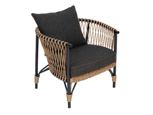 KARON - Synthetic fibre garden armchair with armrests _ CBdesign