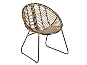 MOON - Sled base synthetic fibre garden chair _ CBdesign