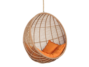 MOON - Synthetic fibre garden hanging chair _ CBdesign