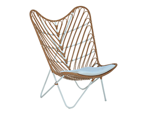 MONTANA - Powder coated aluminium garden armchair _ CBdesign