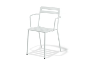 C 1.2/4 - Stackable plate chair with armrests _ COLOS