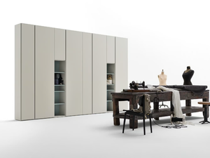 GRAFIK - Sectional lacquered wooden wardrobe _ Caccaro