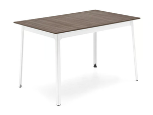 DOT - Rectangular steel and wood table _ Calligaris