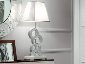 ÉTOILE NIGHT - Silver leaf bedside lamp _ Cantiero