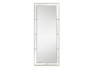 AMELIA - Rectangular leather mirror _ Cantori