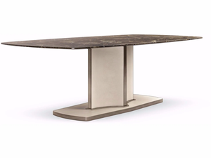 VOYAGE - Rectangular marble table _ Cantori