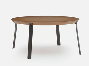 BORDANO - Round wooden dining table _ Casa