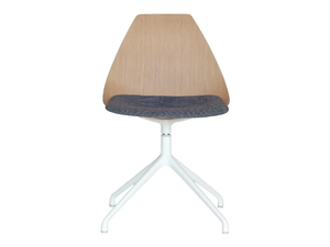 ZIBA - Trestle-based plywood chair with integrated fabric cushion _ Case