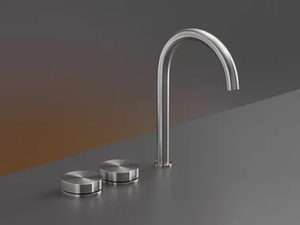 GIOTTO 16 - 3 hole washbasin tap with adjustable spout _ Ceadesign