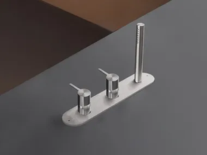 INNOVO INV55 - Rim mounted set of 2 mixers with hand shower _ Ceadesign