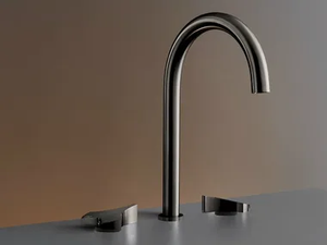 ZIQQ 12 - Three-hole mixer with swivelling spout _ Ceadesign