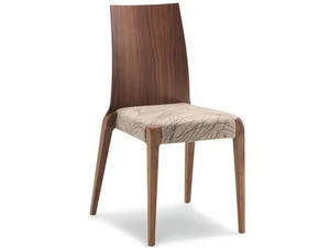 SENDY - Stackable walnut chair _ Cizeta