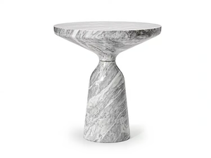 BELL SIDE TABLE MARBLE - Round marble high side table _ ClassiCon