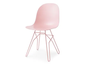 ACADEMY - Trestle-based polypropylene chair _ Connubia