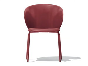 TUKA - Polypropylene chair with metal tube legs _ Connubia