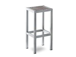 BAVARIA - High Anodized aluminium stool _ Contral