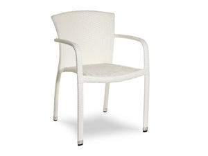 MONACO - Aluminium outdoor chair with armrests _ Contral