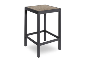 OSLO - Square outdoor aluminium high table _ Contral